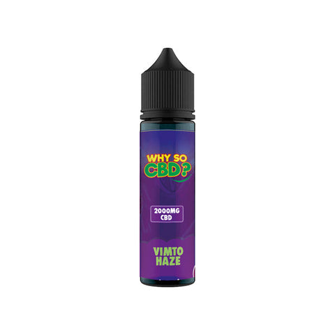 Why So CBD? 2000mg Full Spectrum CBD E-liquid 60ml