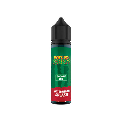 Why So CBD? 2000mg Full Spectrum CBD E-liquid 60ml