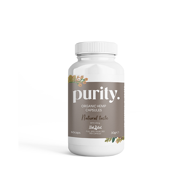 Purity 1200mg CBD Capsules - 60 caps