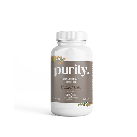 Purity 600mg Full-Spectrum CBD Capsules - 60 caps