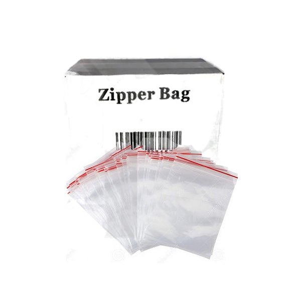 Zipper Branded 2 x 2A Clear Bags